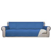 Capa de sofá PureFit Reversível Acolchoada Resistente à Água Azul/Marfim