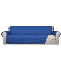 Capa de sofá PureFit Reversível Acolchoada Resistente à Água Azul
