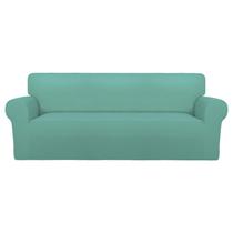 Capa de sofá PureFit Super Stretch Spandex Antiderrapante Ciano