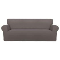 Capa de sofá PureFit Super Stretch Spandex, antiderrapante, cinza