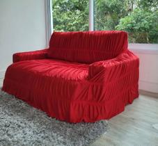 Capa de sofá retrátil 2 lugares Extensível Reclinável Bcapas Capa de sofá retrátil 2 lugares Extensível Reclinável Bcapas