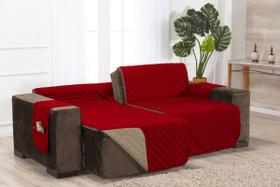 Capa de sofa retratil e reclinavel assentos de 1,80m + dupla face + matelado + porta objetos modulos de 90cm cada
