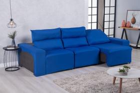 Capa De Sofá Retrátil Reclinável 3 Lugares Liso Várias Cores