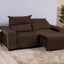 Capa de sofá retrátil reclinável premium king 2 módulos assento de 2,40m malha gel gramatura 90 grossa veste fácil borda