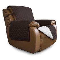 Capa de sofá reversível Easy-Going Oversize Recliner Chocolate