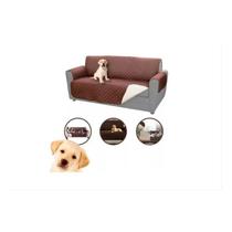 Capa de sofá reversível para sofá de 3 lugares