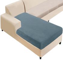 Capa de sofá secional NAISI Velvet Stretch Teal Capa de sofá secional NAISI Velvet Stretch Teal