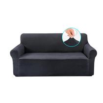 Capa de sofá U-NICE HOME Velvet Loveseat cinza escuro