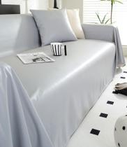 Capa de sofá vctops impermeável em material sintético PU para seccional