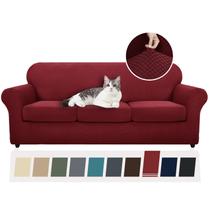 Capa de sofá YEMYHOM Latest Checkered de 4 peças para 3 almofadas