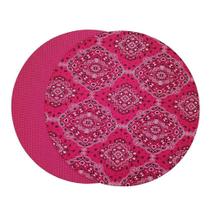 Capa de sousplat dupla face avulsa - bandana pink
