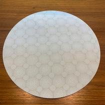 Capa de Sousplat em Tecido Tricoline Mandala p/Base MDF 35cm