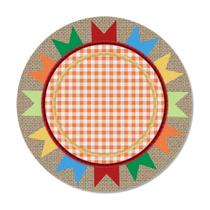 Capa de Sousplat Festa Junina 549001 2Und 35cm Belchior Capa de Sousplat Festa Junina 549001 2Und 35cm Belchior
