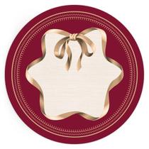 Capa de Sousplat Natalina Natal Radiante 534047 2Und 35cm Belchior
