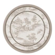 Capa de Sousplat Toile De Jouy 534237 C/2Und Diâmetro 35cm Capa de Sousplat Toile De Jouy 534237 C/2Und Diâmetro 35cm