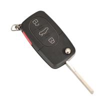 Capa De Substituição Para Chave Remota Audi A2 A3 A4 A6 A8 TT RS4 Com 2, 3 Ou 4 Botões Jingyuqin Capa De Substituição Para Chave Remota Audi A2 A3 A4 A6 A8 TT RS4 Com 2, 3 Ou 4 Botões Jingyuqin