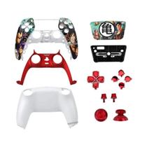 Capa De Substituição Para Controle PS5, Tampa Do Touchpad, Capa Do Gamepad, Placa Frontal E Traseira