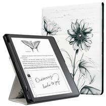 Capa de suporte Cobak para Kindle Scribe 10,2" com porta-canetas de couro