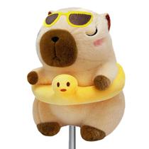Capa de taco de golfe Double Bread Capybara Plush Driver