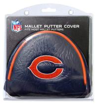 Capa de taco de golfe Team Golf NFL Chicago Bears Mallet Putter Capa de taco de golfe Team Golf NFL Chicago Bears Mallet Putter