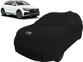 Capa De Tecido Com Logo Audi Q8 Automotiva Para Carro