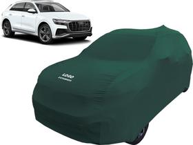 Capa De Tecido Com Logo Audi Q8 Automotiva Para Carro