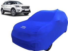 Capa De Tecido Cor Azul Alta Proteção Carro Hyundai Creta