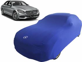 Capa De Tecido Cor Azul Alta Proteção Carro Mercedes Cla 180