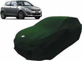 Capa De Tecido Cor Verde Alta Proteção Carro Suzuki Swift