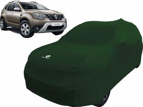 Capa De Tecido Cor Verde Proteção Renault Duster