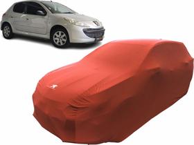 Capa De Tecido Cor Vermelha Alta Proteção Carro Peugeot 207