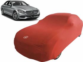 Capa De Tecido Cor Vermelha Para Carro Mercedes Cla 180