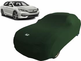 Capa De Tecido Helanca Cor Verde Para Honda Accord