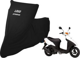 Capa De Tecido Helanca Lycra Moto Suzuki Let's II Sob Medida