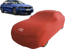 Capa De Tecido Helanca Lycra Personalizada Com Logo Bmw 330i Capa De Tecido Helanca Lycra Personalizada Com Logo Bmw 330i