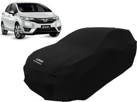 Capa De Tecido Helanca Para Honda Fit Exl Com Logo