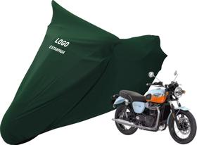 Capa De Tecido Helanca Para Moto Triumph Bonneville T100 Capa De Tecido Helanca Para Moto Triumph Bonneville T100