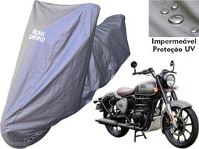 Capa De Tecido Impermeável Moto Royal Enfield Classic 350