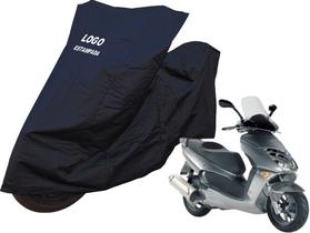Capa De Tecido Impermeável Repele Água Moto Aprilia Leonardo