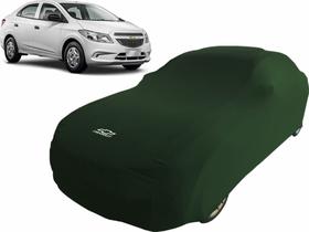 Capa De Tecido Para Carro Chevrolet Onix Joy Plus Cor Verde