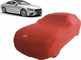 Capa De Tecido Para Carro Mercedes S 65 Amg Cor Vermelha