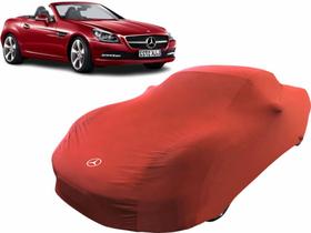 Capa De Tecido Para Carro Mercedes Slk 250 Cor Vermelha