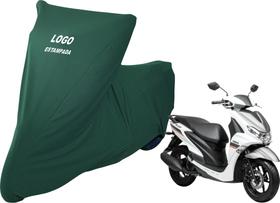 Capa De Tecido Para Cobrir Moto Yamaha Fluo 125 Com Logo Capa De Tecido Para Cobrir Moto Yamaha Fluo 125 Com Logo