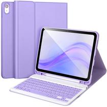 Capa de teclado AHYWTAN para iPad 11/10ª geração com porta-lápis