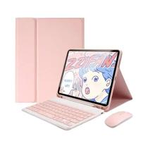 Capa De Teclado Bluetooth Colorida Com Suporte Magnético Para iPad pro 11 Air 4 Mini 5 6 10.2
