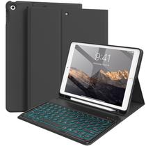 Capa de teclado BQDIYOO para iPad de 9ª, 8ª e 7ª geração com Bluetooth Capa de teclado BQDIYOO para iPad de 9ª, 8ª e 7ª geração com Bluetooth