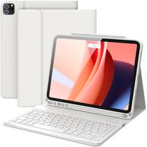 Capa de teclado CHESONA para iPad Air de 11 polegadas com teclado branco