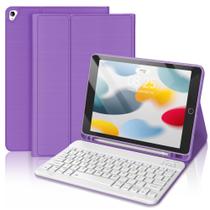 Capa de teclado D DINGRICH para iPad de 9ª geração de 10,2" com teclado