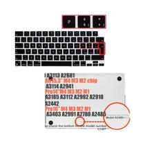 Capa De Teclado De Silicone Preta Para MacBook pro 14 16 Air 13 15 Polegadas Layout Italiano Capa De Teclado De Silicone Preta Para MacBook pro 14 16 Air 13 15 Polegadas Layout Italiano
