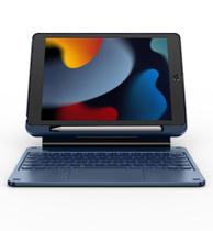 Capa de teclado Dexnor para iPad de 9ª geração com Trackpad azul Capa de teclado Dexnor para iPad de 9ª geração com Trackpad azul